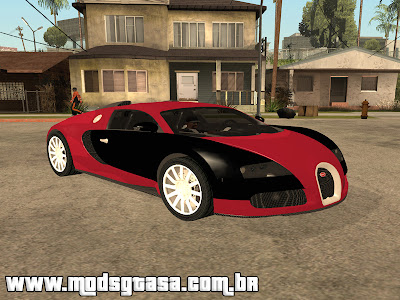 Bugatti Veyron 16.4 EB 2006 para GTA San Andreas